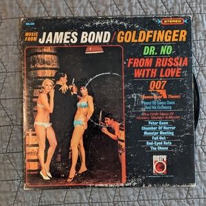 James Bond goldfinger, LP vinyl record